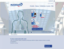 Tablet Screenshot of mucosolvan.pl