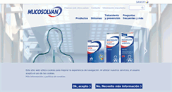 Desktop Screenshot of mucosolvan.com.ar